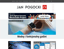 Tablet Screenshot of janpogocki.pl